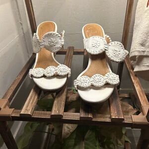 Jack Rogers Lauren Wedge in White